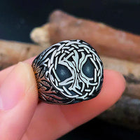 Bague Yggdrasil en acier inoxydable