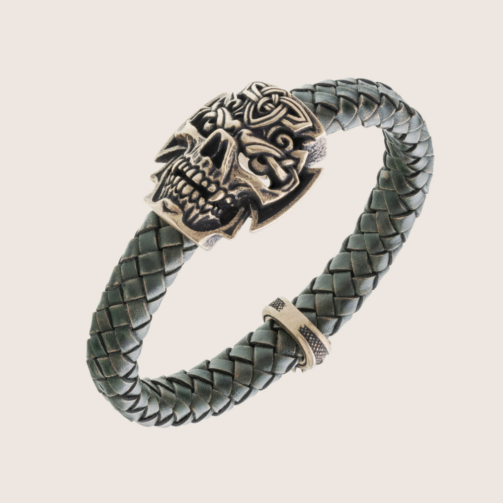 Coller de corde nore avec des charmes argentés - Etsy France