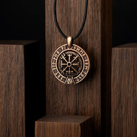 Collier Vegvisir en bronze italien