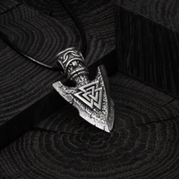 Bijoux viking lance d'Odin et Valknut