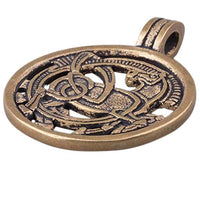 Collier pendentif Sleipnir en bronze