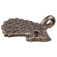 Pendentif bronze de Geri loup d'Odin