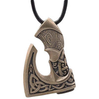 Pendentif hache viking en bronze