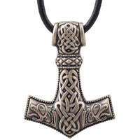 Pendentif bronze homme marteau de Thor