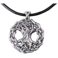 Collier pendentif d'Yggdrasil en argent