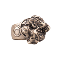 Bague bronze Skoll et Hati