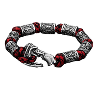 Pulseira de machado viking artesanal