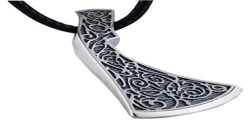 Pendentif Lune et Loup Fenrir Viking Talisman Celte Argent 925 Pendentif Lune et Loup Fenrir Viking Talisman Celte Argent 925