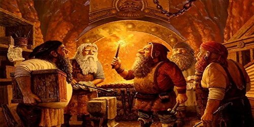 Anão Brokkr da mitologia nórdica