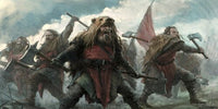 Guerriers vikings féroces berserkers