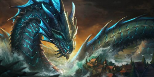 Thor et le serpent de Midgård Jörmungandr