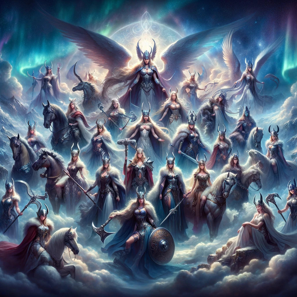 Les 13 Valkyries légendaires de la mythologie nordique – Viking-celtic
