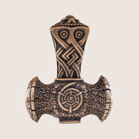 Pingente Viking Martelo de Thor Masculino Feminino de Bronze