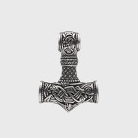 Amuleto de martelo de Thor de prata
