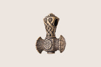 Pendentif triquetra marteau de Thor en bronze