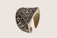 Bague bronze triquetra nordique