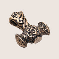 Pingente Viking Martelo de Thor Masculino Feminino de Bronze