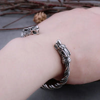 Bracelet dragon viking Nidhogg et Jormungandr