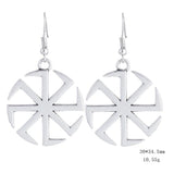 Boucle d'oreille symbole kolovrat viking