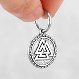 Boucle d'oreille symbole Valknut