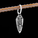 Boucles d'oreilles créatives pour hommes Viking en acier inoxydable à personnalité : symbole Valknut