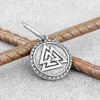 Boucle d'oreille symbole Valknut