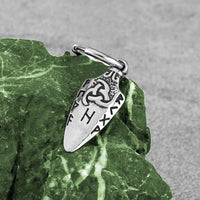 Brincos pendurados com símbolo Viking de aço inoxidável
