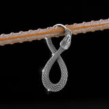 Boucle d'oreille serpent pendante