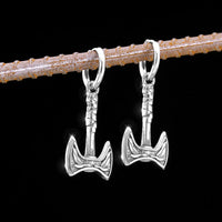 Boucles d'oreilles haches viking