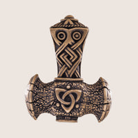 Pingente Viking Martelo de Thor Masculino Feminino de Bronze