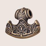 Yelmo de asombro del martillo de Thor de bronce