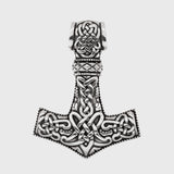 Pingente de prata masculino Thor's Mjolnir Viking
