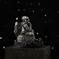 Figurine Loki en bronze plaqué argent