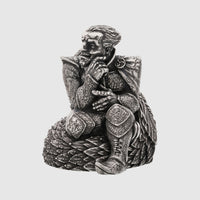 Figurine Loki en bronze plaqué argent