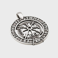 Collier Vegvisir argent sterling