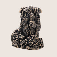 Statue Odin en bronze italien
