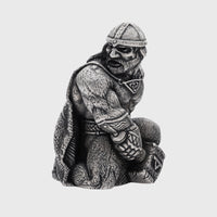 Figurine Thor bronze plaqué argent