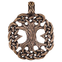 Colgante de joyería Yggdrasil en bronce