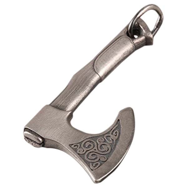 Pendentif Viking Hache Perun Berserk En Argent Massif 925 - Talisman 8 Grammes, Modèle 26391