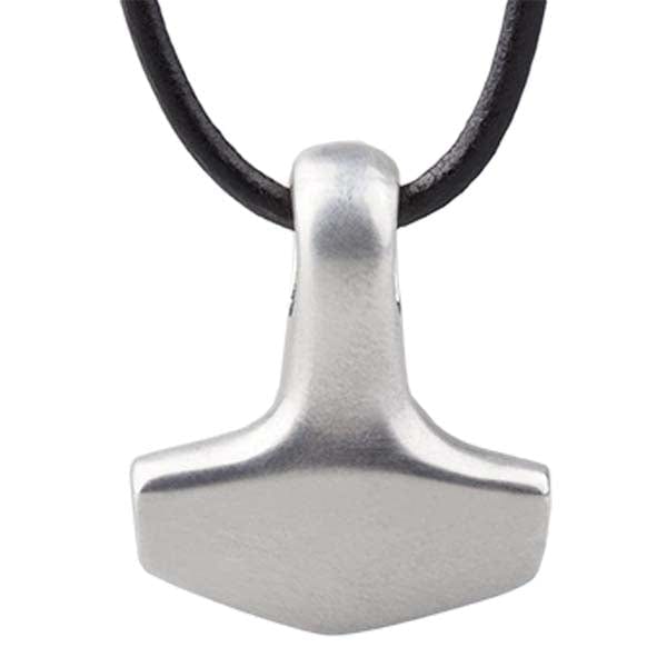 Collier de Thor pour homme femme en argent poli