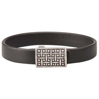 Bracelet viking Midgard plaqué argent fait main