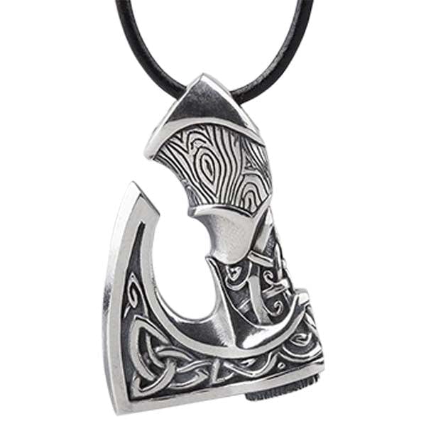 Pendentif hache viking en argent