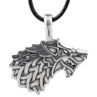 Pingente de prata Lobo Geri de Odin