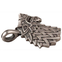 Pendentif argent Geri loup d'Odin