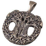 Collar de cuervos en bronce representación Yggdrasil