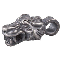 Pendentif collier tête du loup Fenrir