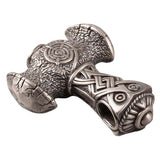 Amuleto de plata triquetra Mjolnir