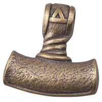 Martelo de Thor em bronze bruto homem ou mulher