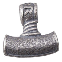 Martillo de Thor en plata cruda hombre o mujer