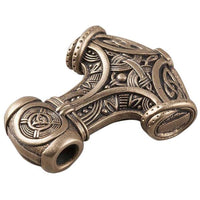 Pendentif Mjollnir marteau de Thor en bronze italien